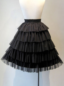 Gothic Lolita SK Black Lolita Skirts
