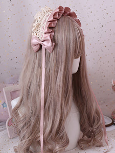 Sweet Lolita Headdress Lace Bow Lolita Headband
