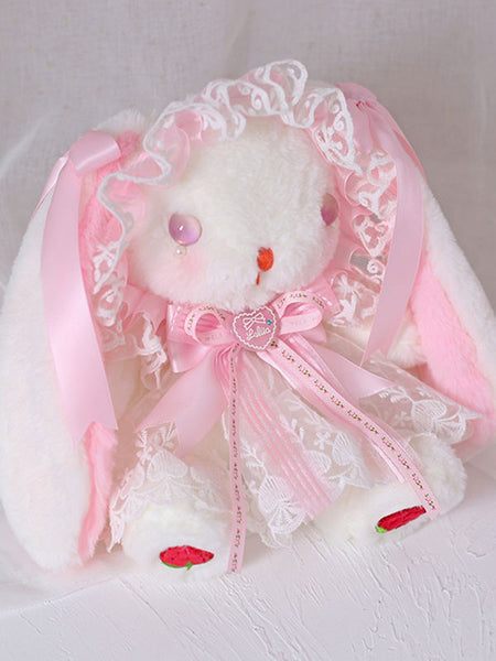 Sweet Lolita Bag Bunny Lace Pearls Bow Shoulder Bag
