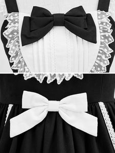 Sweet Lolita JSK Dress Neverland Bows Ruffles Lolita Jumper Skirts