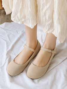 Flat Lolita Footwear Round Toe Ankle Strap Lolita Pumps
