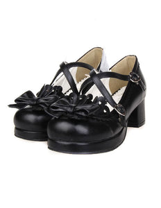 Bow Decor Lolita Shoes