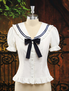 Sweet Multi Color Bow Short Sleeves Cute Lolita Outfits
