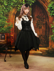 Multi Color Bow Long Sleeves Jacquard Cute Lolita Outfits 
