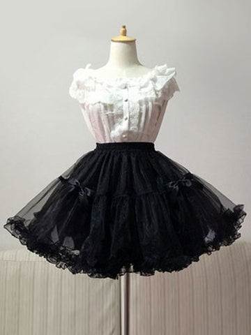 Lolita Petticoat Black Solid Color Petticoat
