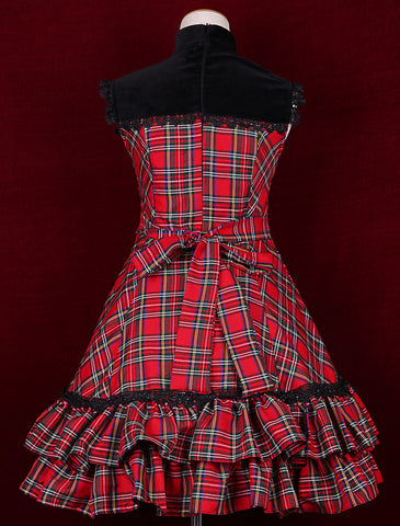 Sleeveless Stand Collar Classic Lolita Dress