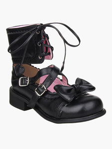 High Heel Special Ankle Design PU Lolita Shoes