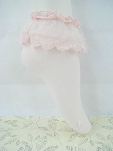 Lovely Lolita Ankle Socks Lace Trim