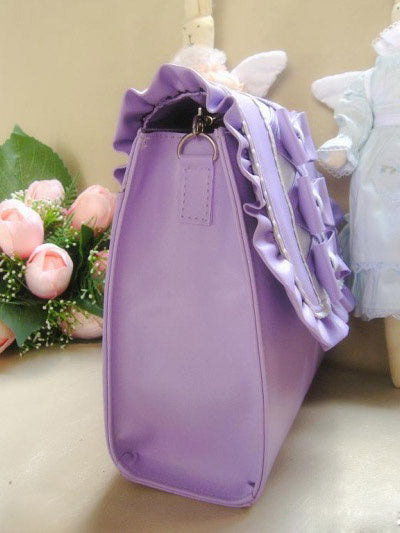 Fashion Bows PU Leather Lolita Bag