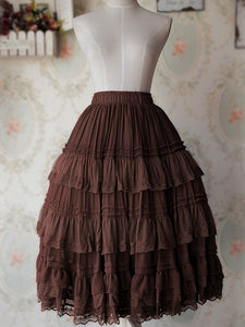 Angle Lace Chiffon Lolita Skirts