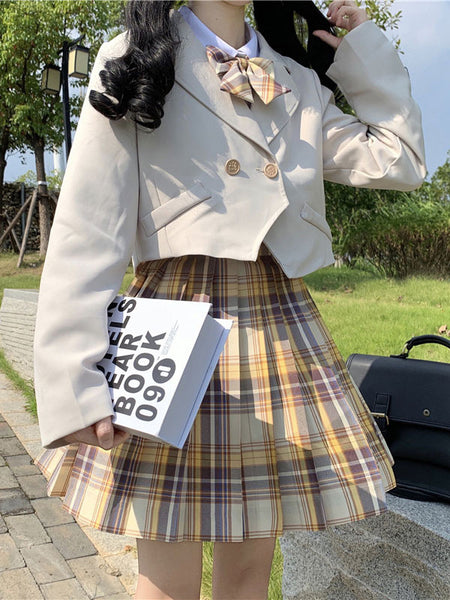 Academic Uniform Outfit School Uniform Dark Navy Polyester Anime Merchandise