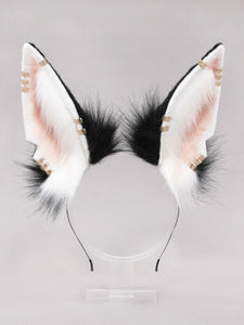 Black Lolita Accessories Animal Ears Polyester Fiber Miscellaneous