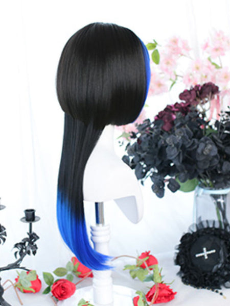 Black Lolita Wigs Long Heat-resistant Fiber Lolita Accessories