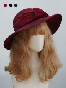 Black Sweet Lolita Hat Polyester Lolita Accessories Lady's Hat