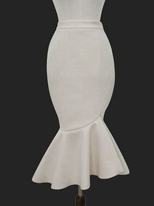 Classic Lolita SK Overskirt White Daily Casual Lolita Skirts