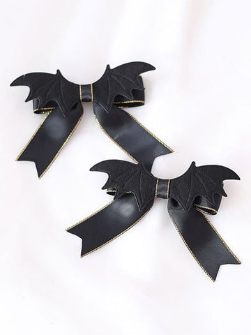 Gothic Lolita Blacks Bows Bow Polyester Fiber Miscellaneous Lolita Accessorie