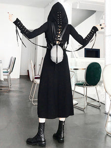 Gothic OP Dress Polyester Metallic Pattern Long One Piece Dress