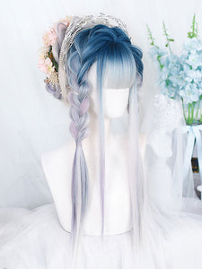 Long Lolita Wigs Heat-resistant Fiber Ombre Lolita Accessories