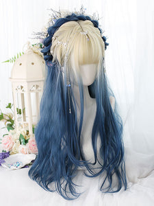 Long Lolita Wigs Heat-resistant Fiber Ombre Lolita Accessories