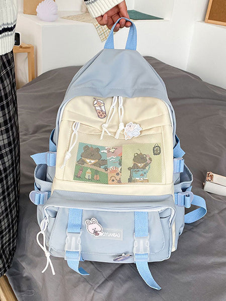 Sweet Lolita Bag Light Sky Blue Polyester Polyester Backpack Lolita Accessories