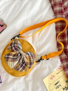 Sweet Lolita Bag White Canvas Cross-body Bag Lolita Accessories