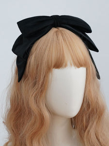 Sweet Lolita Headdress Burgundy Velour Accessory Headwear Lolita Headband