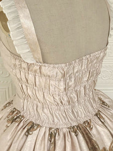 Sweet Lolita JSK Dress Polyester Sleeveless Ruffles Sweet Dress Lolita Jumper Dress