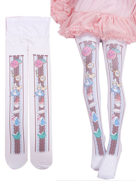 Sweet Lolita Stocking Pink Spandex Candy Color Lolita Accessories