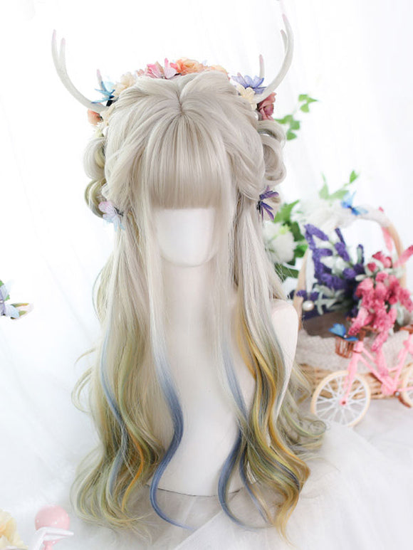 Sweet Lolita Wigs Ombre Longn Heat-resistant Fiber Lolita Accessories